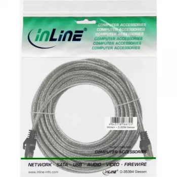 InLine Patch Kabelis SF/UTP Cat.5e caurspīdīgs 7.5m