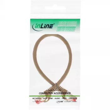 InLine Patch Kabelis S/FTP PiMF Cat.6 250MHz PVC varš brūns 0,25m