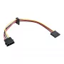 InLine iekšējais strāvas kabelis 1x 4pin Molex / 2x SATA Power 0.30m