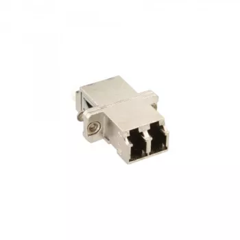 InLine Fiber Optical Adapter Metāla Duplekss LC/LC MM Keramikas Uzmava ar Atloku 89989M