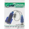 USB uz Sub-D 9 kontaktu seriālā adaptera kabelis Premium InLine 33304D