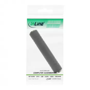 Audio Adapter 6,3 mm ligzda / ligzda Stereo InLine 99307