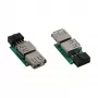 InLine USB 2.0 iekšējais adapteris 2x USB A sievišķais uz mātesplates header 33440I