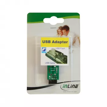 InLine USB 2.0 iekšējais adapteris 2x USB A sievišķais uz mātesplates header 33440I