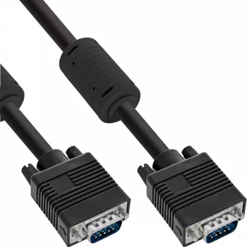 VGA kabelis InLine 17717B 15HD tēviņš-tēviņš melns 10m