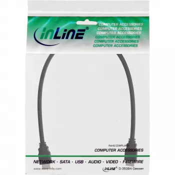 HDMI kabelis High Speed InLine 17601E 1m vīrietis/vīrietis melns