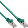 InLine Patch Kabelis SF/UTP Cat.5e zaļš 1,5m
