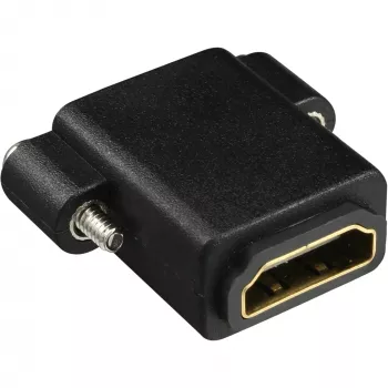InLine HDMI Adapteris A tipa sievišķais / sievišķais ar zeltītiem kontaktiem un atloku, 4K2K