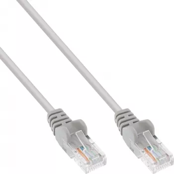 InLine Patch Kabelis U/UTP Cat.5e AWG26 pelēks 10m