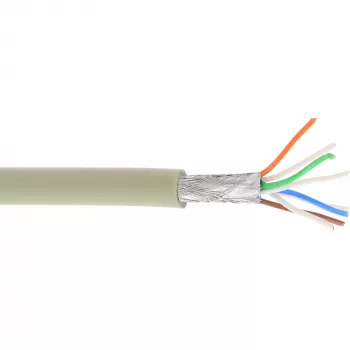 InLine Patch Kabelis S/FTP PiMF Cat.6A bezhalogēns 500MHz pelēks 100m