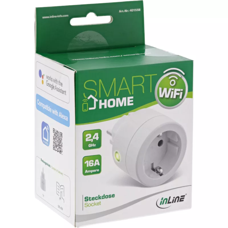InLine SmartHome II viedā kontaktligzda