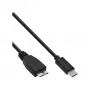 USB 3.2 Gen.1x2 kabelis InLine 35726 0.5m USB-C vīrišķais Micro-B vīrišķais melns