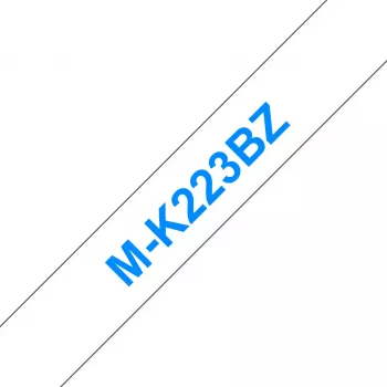 Marķēšanas lente Brother MK223BZ zila uz balta 9mm