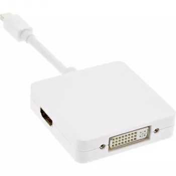 InLine Mini DisplayPort uz HDMI DVI DisplayPort adaptera kabelis 17195I