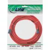 InLine Patch Kabelis S/FTP PiMF Cat.6A bezhalogēns 500MHz sarkans 20m