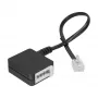 InLine 69946 TAE adaptera kabelis RJ11 6P4C vīrietis uz TAE-N sieviete 0,2 m