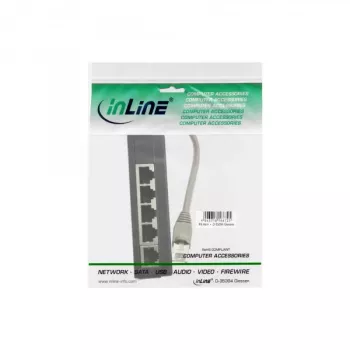 InLine ISDN Sadalītājs 5x RJ45 sievišķais 15cm Kabelis ar gala rezistoriem