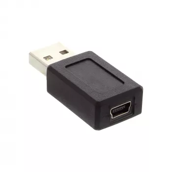 USB 2.0 adapteris A vīriešu / mini 5 kontaktu sieviešu InLine 33500A