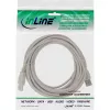 USB 2.0 kabelis A tipa tēviņš/tēviņš bēšs 0.5m InLine 34305H