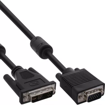 InLine DVI-A kabelis 12+5 vīrietis / 15 kontaktu HD VGA vīrietis 3 m