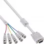 InLine VGA BNC kabelis 5x BNC / HD-15 vīrišķais 5m