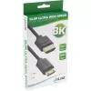 InLine Slim Ultra High Speed HDMI kabelis AM/CM 8K4K zeltīts melns 2m