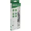 InLine Micro-USB 2.0 kabelis, USB A / Micro B vīriešu/vīriešu, melns/alu, elastīgs, 1m