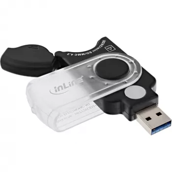 InLine karšu lasītājs USB 3.0 SD/SDHC/SDXC/microSD