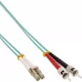 InLine Fiber Optical Duplex kabelis LC/ST 50/125µm OM3 7.5m