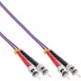 InLine optiskās šķiedras dupleksais kabelis ST/ST 50/125µm OM4 7.5m