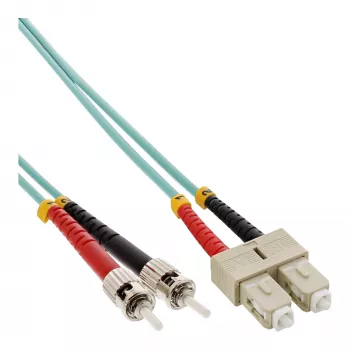 InLine 82510O SC/ST 50/125µm OM3 10m – dupleksais optiskais kabelis