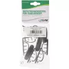 InLine 10 gab. kabeļu turētāji ar līmlenti 2,8 cm melni
