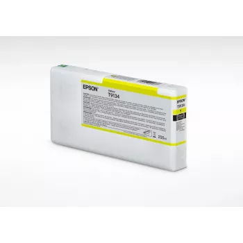 Epson T9134 Dzeltenā tintes kasetne (200 ml), standarta ietilpība, pigmenta tinte