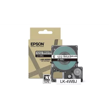 Lentes Epson LK-4WBJ melnbalta termopārnese 1,2 cm
