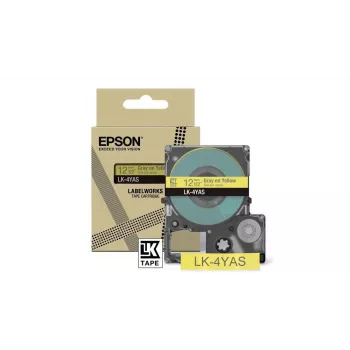 Lentes ruļļa Epson LK-4YAS pelēkā/dzeltenā termopārnese 1,2 cm