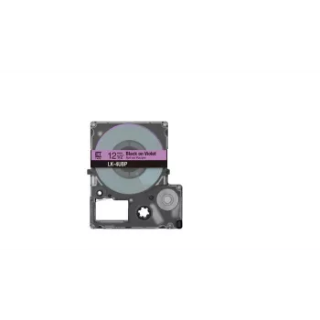 Lentes kasetne Epson LK-4UBP Melns Violeta Termopārnese 1,2 cm