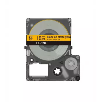 Lentīte etiķešu drukāšanai Epson C53S672074 Melns uz dzeltena 1.8 cm