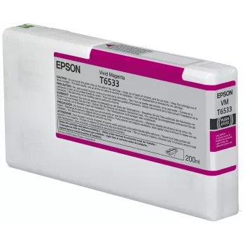 Epson T6533 Vivid Magenta tintes kasetne (200 ml)