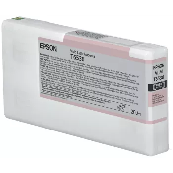 Epson T6536 Vivid Light Magenta tintas kasetne (200 ml)