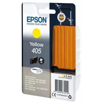 Epson 405 oriģinālā dzeltenā tintes kasetne, standarta ietilpība, 5,4 ml