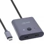 InLine USB-C slēdzis, divvirzienu, 10Gb/s, 100W
