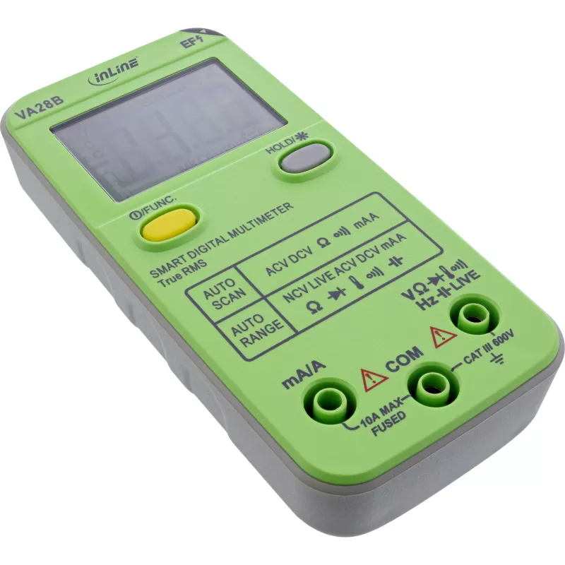 InLine 43117B kabatas multimetrs ar auto-range un autoscan