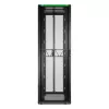 APC NetShelter SX Server Rack Gen 2, 48U, 2258H x 750W x 1200D mm, ar sāniem, melns