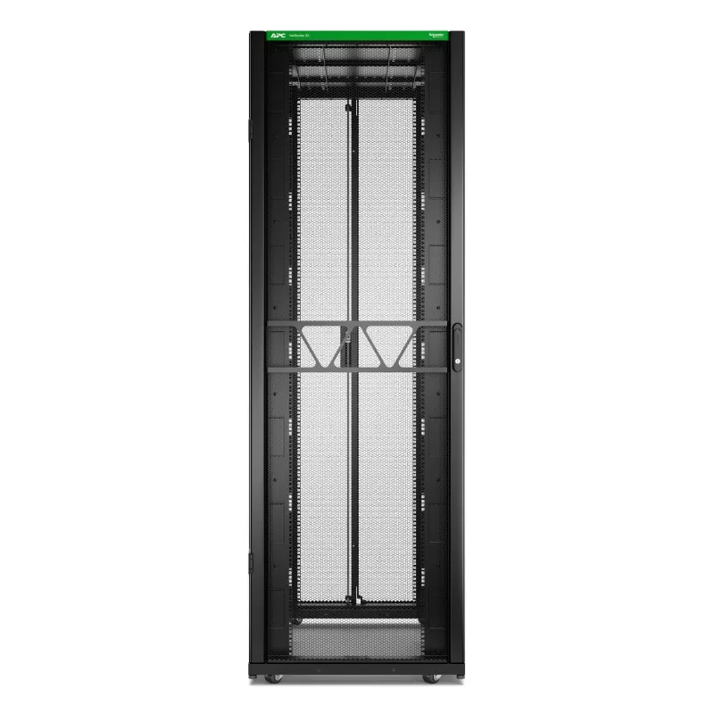 APC NetShelter SX Server Rack Gen 2, 48U, 2258H x 750W x 1200D mm, ar sāniem, melns
