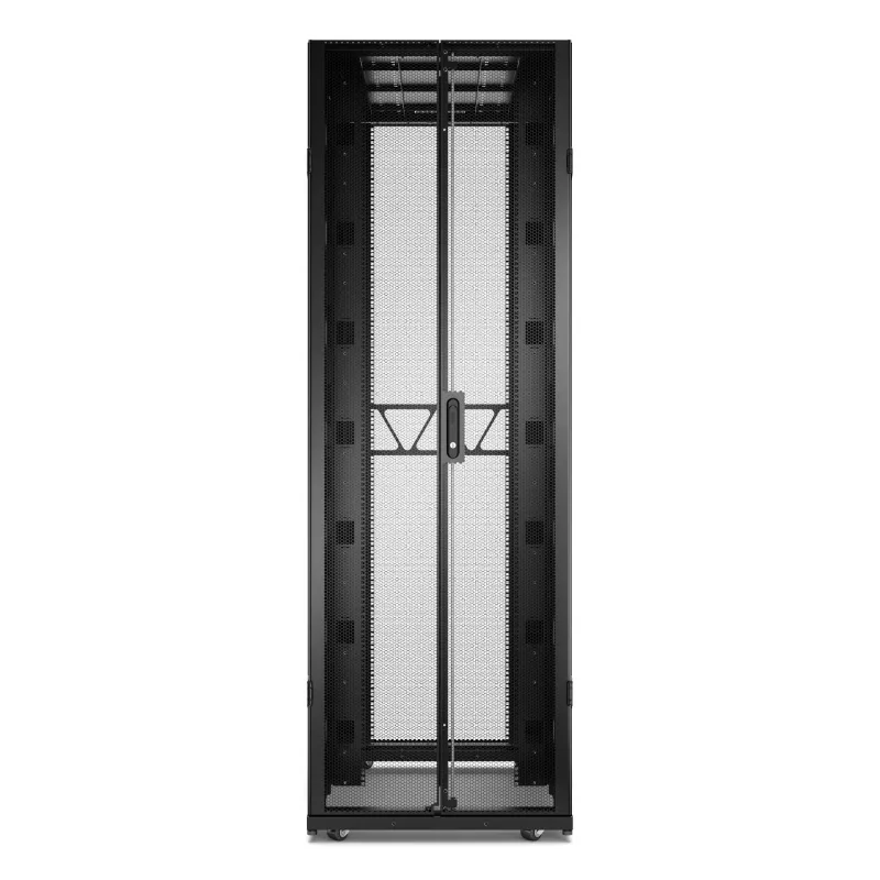 APC NetShelter SX Server Rack Gen 2, 48U, 2258H x 750W x 1200D mm, ar sāniem, melns