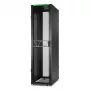 APC NetShelter SX Server Rack Gen 2, 48U, 2258H x 600W x 1070D mm, ar sāniem, Melns