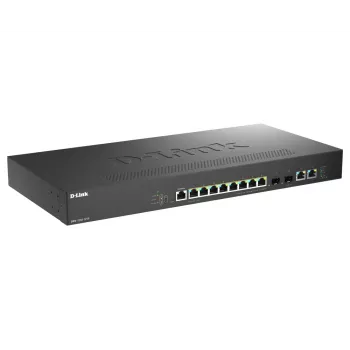 D-Link DMS-1250-12TP/E pārvaldāms tīkla slēdzis 2.5G Ethernet (100/1000/2500) Power over Ethernet (PoE) Melns