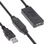 InLine USB 2.0 aktīvais pagarinātājs USB-A vīriešu/sieviešu 20m 0.48 Gbit/s