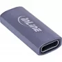 USB-C dzimuma mainītājs InLine 35900E Pelēks Savienotājs 1 USB-C Savienotājs 2 USB-C
