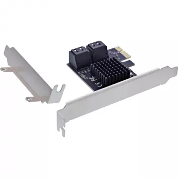 InLine SATA 6Gb/s Kontrolieris ar 4 SATA Portiem PCI-Express 2.0